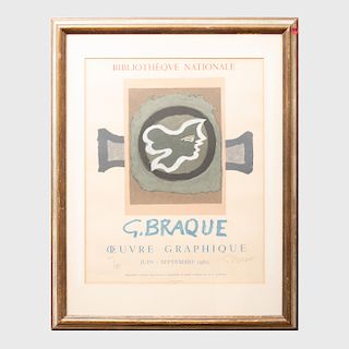 After Georges Braque (1882-1963): G. Braque Oeuvre Graphique: Four Posters