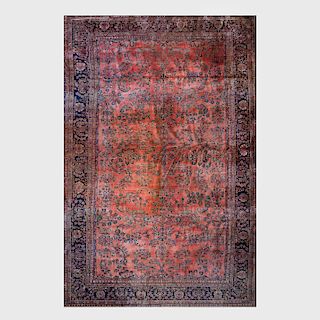 Large Sarouk Carpet