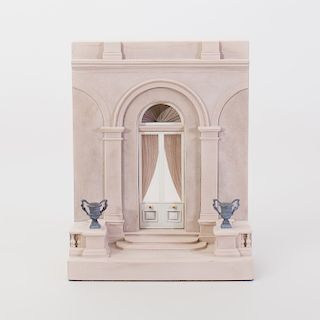 Timothy Richards Neoclassical Style Cast Composition Architectural Model, for the Doorway to the Wallace Collection