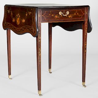 George III Painted Pembroke Table
