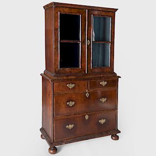Queen Anne Provincial Walnut Chest of Drawers