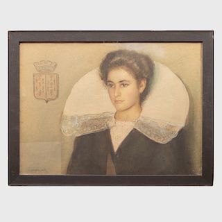 George M. Haushalter (1862-1943): Portrait of a Woman