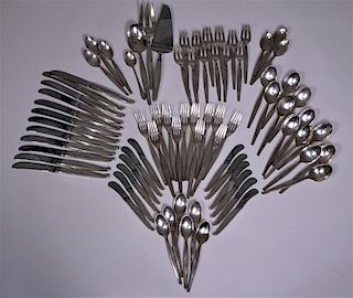 Sterling Silverware Set, Approx 94 ozt, (76 pcs)