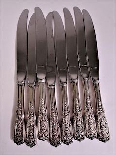 (8) Westmorland Sterling Silver Knives