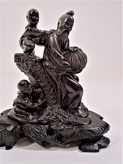Chinese Alabaster Carving