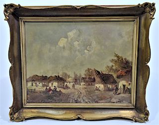 Signed, 20th C. Hungarian School,  Oil /Board