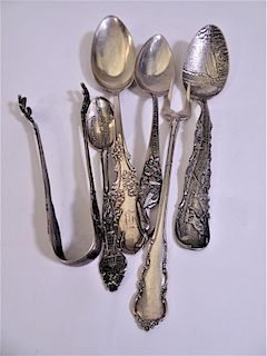 (6) Pieces of Miscellaneous Engraved Sterling