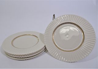 (6) Lenox "Imperial" Porcelain & Gold Rim Plates