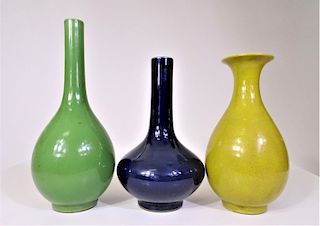 (3) Chinese Porcelain Vases