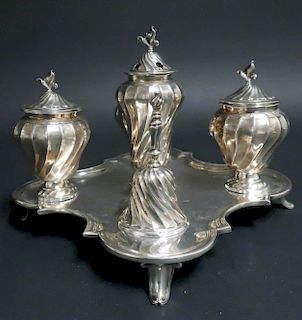 South American Silver Mate Fitted Set