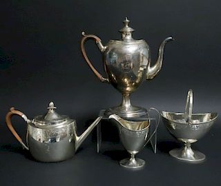 George III Silver Assembled Tea & Coffee Service