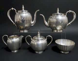 Sterling Silver Art Deco Tea/Coffee Service