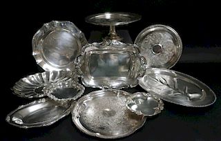 Silverplate Trays, Reed and Barton,Taunton,others
