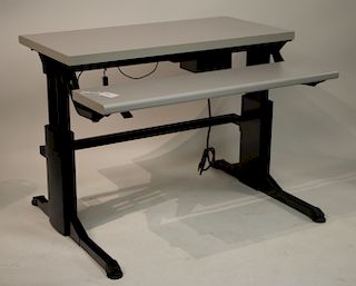 Steelcase Motorized Standing Desk Monitor Shelf
