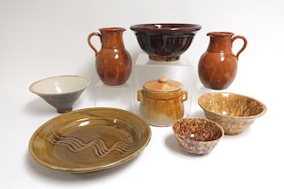 8 Kitchen Pottery Vessels