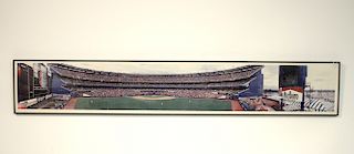 Signed Panoramic Foto Shea Stadium Opening Day '87