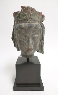 Greystone Head of a Bodhisattva