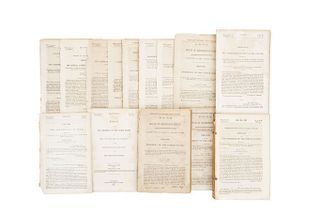 Mensajes, Resoluciones, Reportes y Correspondencia de los Generales Taylor y Scott . Washington, 1846-1857. Pzas: 14.