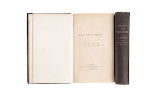 Ripley, Roswell Sabine. The War with Mexico. New York: Harper and Brothers, 1850. 14 planos. Piezas: 2.