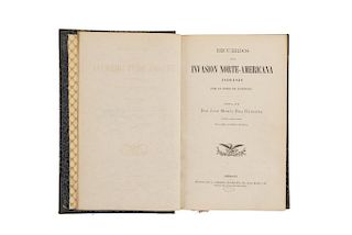 Roa Bárcena, José María. Recuerdos de la Invasión Norteamericana 1846 - 1848. México, 1883. Primera edición.