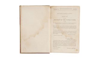 Lincoln, Abraham. Message from the President of the United States. The Present Condition of Mexico. Washington, aprl 14, 1862.