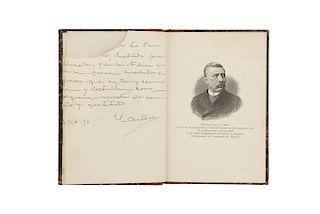 Mancera, Octavio. Perfil Biográfico Militar del Coronel Clemente M. Villaseñor... México, 1893. 2 láminas. Dedicado por el autor.