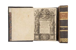Solorzano Pereira, Ioannes de. De Indiarum Iure. De Iusta Indiarum Occidentalium Inquistione... Matriti, 1629/39. 1er. Edición. Pzs:2.