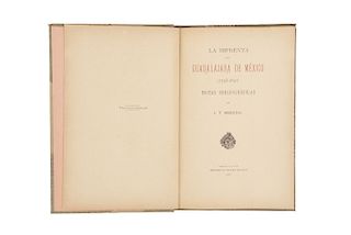 Medina, José Toribio. La Imprenta en Guadalajara de México (1793 - 1821). Santiago de Chile, 1904. Edición de 200 ejemplares.