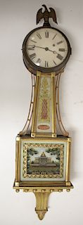 Willard's Patent Banjo Clock, Federal Period