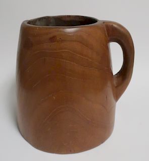 Large Antique Treenware Pitcher