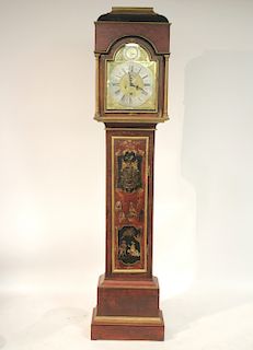Chinoiserie Tall Case Clock, L18th - E19th C