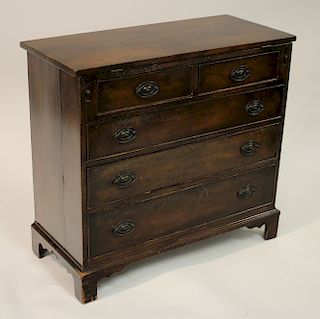 Federal Style Mahogany Lift Top Bachelors Chest