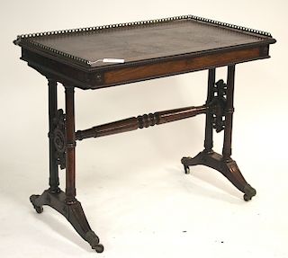 Victorian Rosewood Writing Table