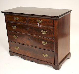 Antique Mahogany Chest of 5 Drawers