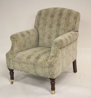 English Style Upholstered Lounge Chair