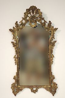 Italian Carved & Gilt Mirror