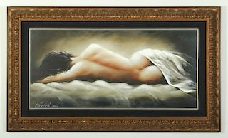 Bill Mack, Reclining Nude, signed TP giclee