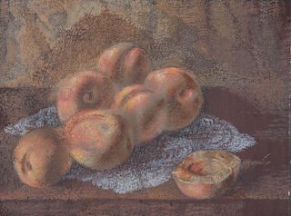 Anatol Shulkin "Still Life with Peaches" O/B
