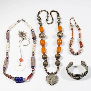 ASSORTED ETHNIC JEWELRY, LOT OF FIVE