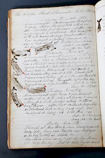 JOURNAL OF THE BARK MERMAID OF WESTPORT, E.E. HICKS MASTER, BOUND ON A WHALING VOYAGE TO INDIAN OCEAN