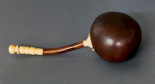 WHALER MADE WALRUS IVORY COCONUT RUM DIPPER