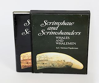 FLAYDERMAN, E. NORMAN, SCRIMSHAW AND SCRIMSHANDERS, WHALES AND WHALEMEN
