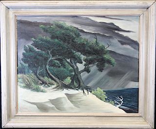 Buell Whitehead (FL. 1919 - 1993) "Storm Tide"