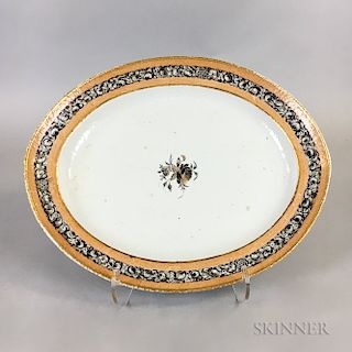 Oval Export Porcelain Platter