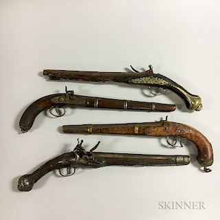 Four Middle Eastern Pistols
