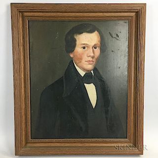 American School, 19th Century  Portrait of a Man