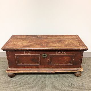 Small Painted Pine Chest