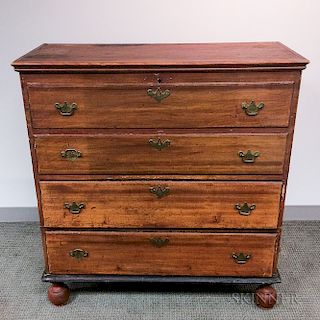 Early Maple Two-drawer Blanket Chest