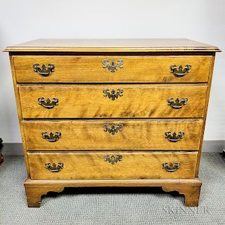 Chippendale-style Maple Chest of Drawers