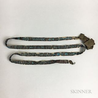 Woven Beaded Watch Chain
